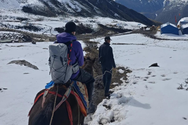 Horse riding across the Tibetan grasslands of Western Sichuan