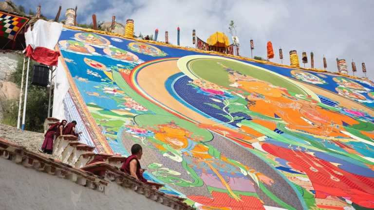 Cultural performances and celebrations during Tibet’s Shoton Festival
