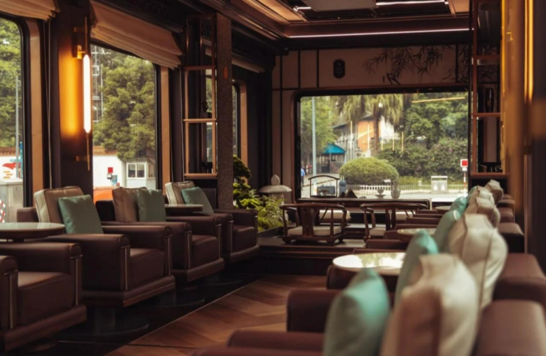 Rail journey between Chengdu and Xinjiang through Western China landscapes