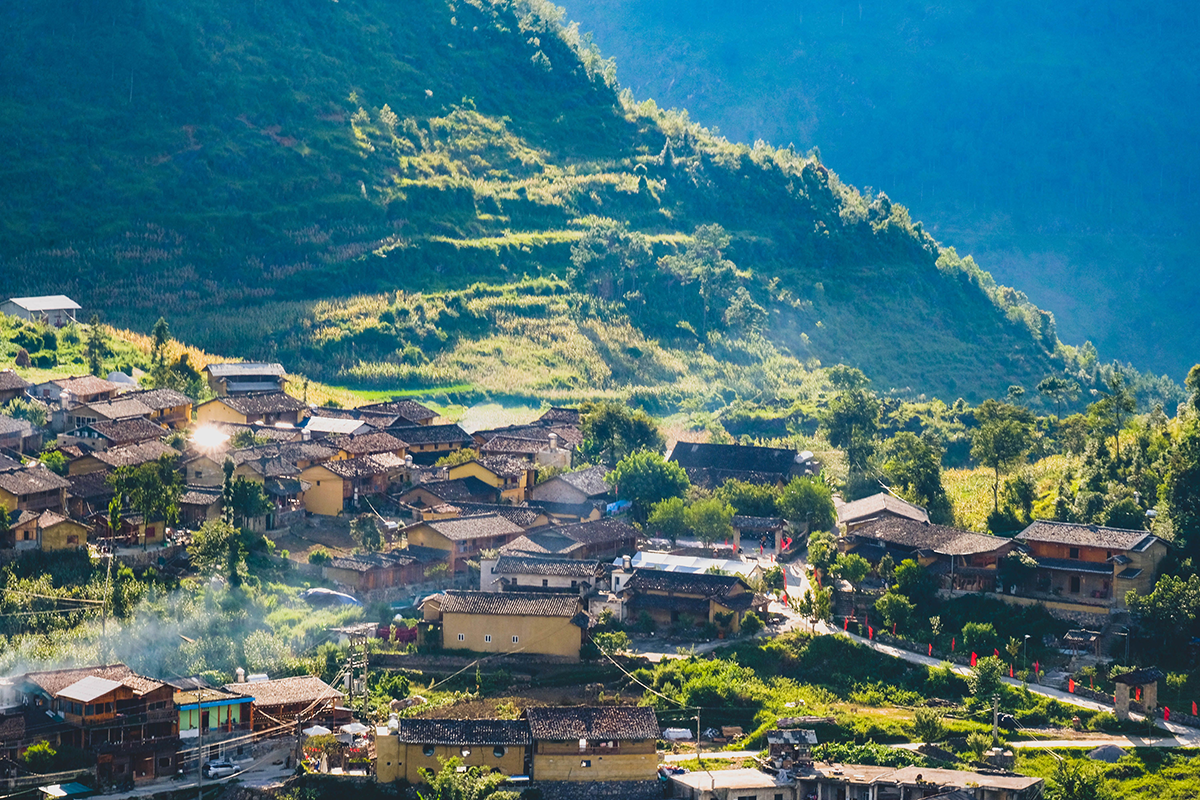 Traditional Tibetan village life in Kham Sichuan China