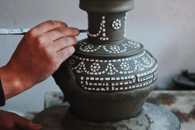 Traditional Tibetan pottery making process in Garze, Western Sichuan