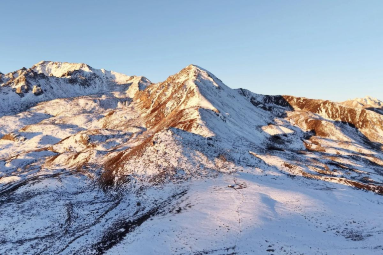 Alpine mountain landscape of Langkaxin in Kangding, Sichuan