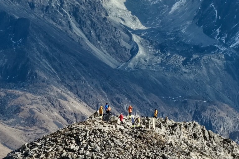 Langkazhi Xin trekking route with alpine landscapes and remote mountain scenery in Sichuan China