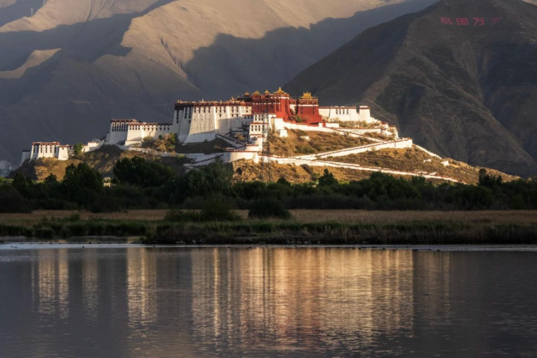 Potala Palace overlooking the city of Lhasa, Tibet