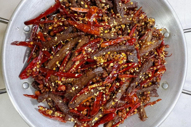 Zigong cold-eating beef, a spicy Sichuan specialty dish